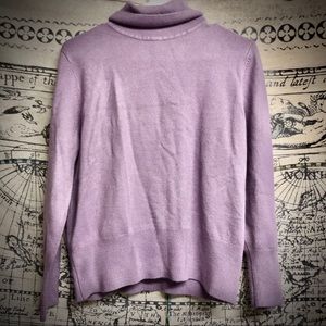 Vintage Lavender Turtleneck Sweater